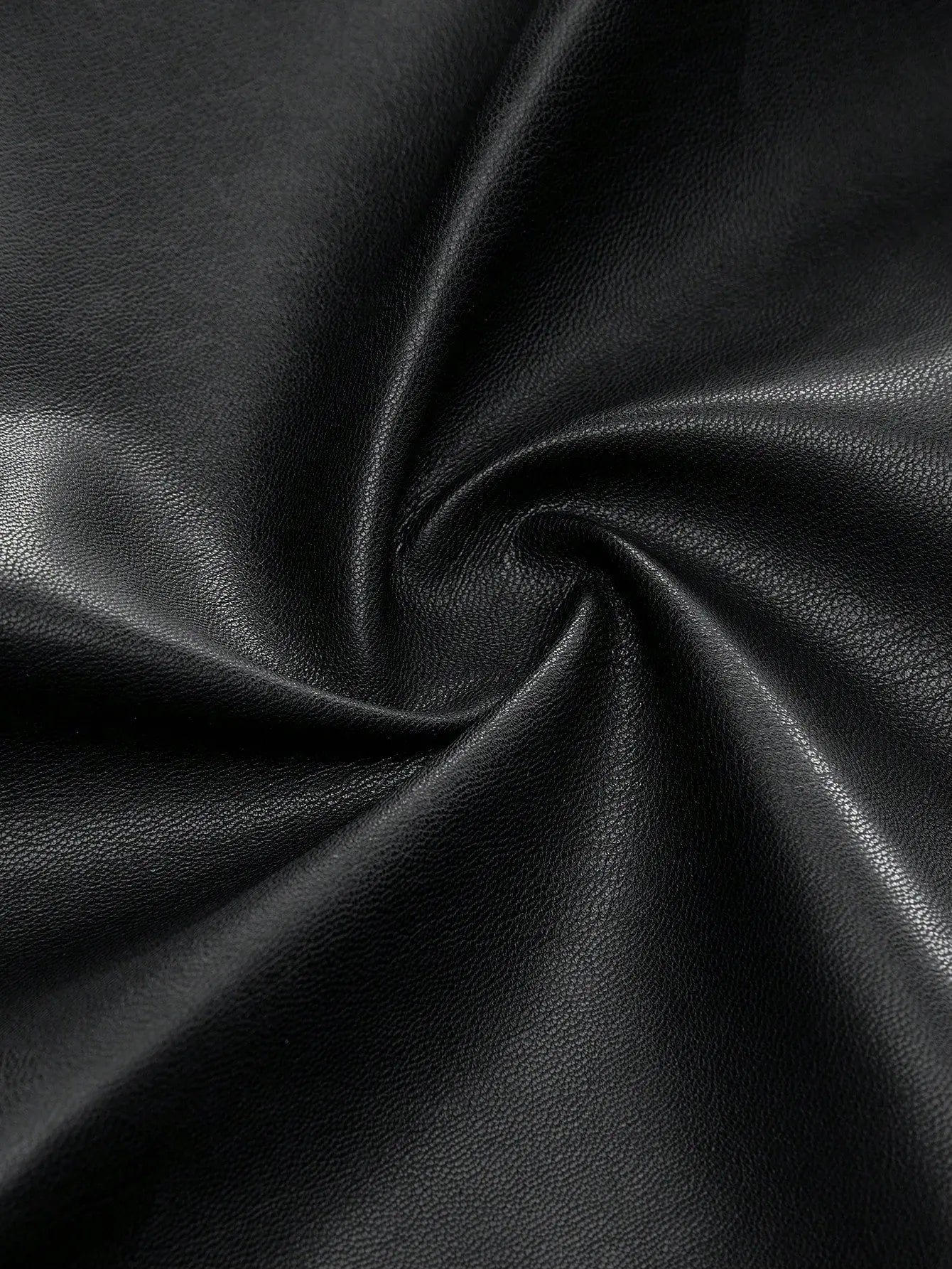 Pluto Relentless Black Leather jacket Shirt Manfinity