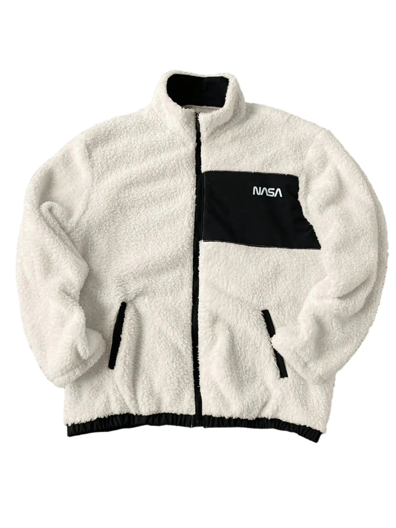 Pluto NASA Cadet Zip up Flece Mens Beige Jack Manfinity