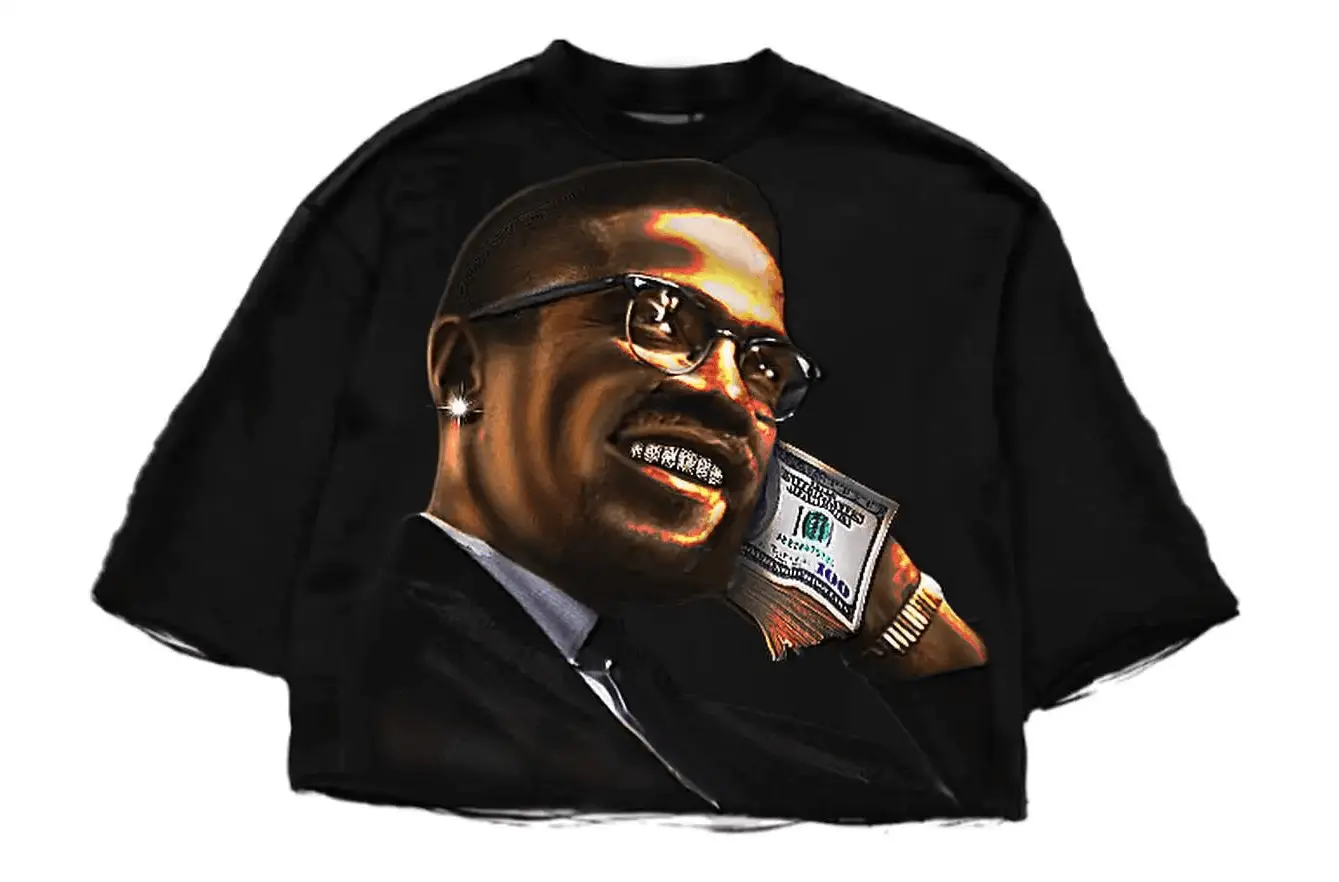 Pluto Richer Then My X Oversized Letter Tee Pluto Clo uk | Official Website