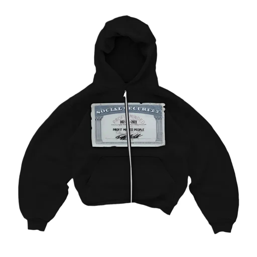 Pluto Y2K Social Security Zip up Hoodie Unisex Pluto Clo uk | Official Website