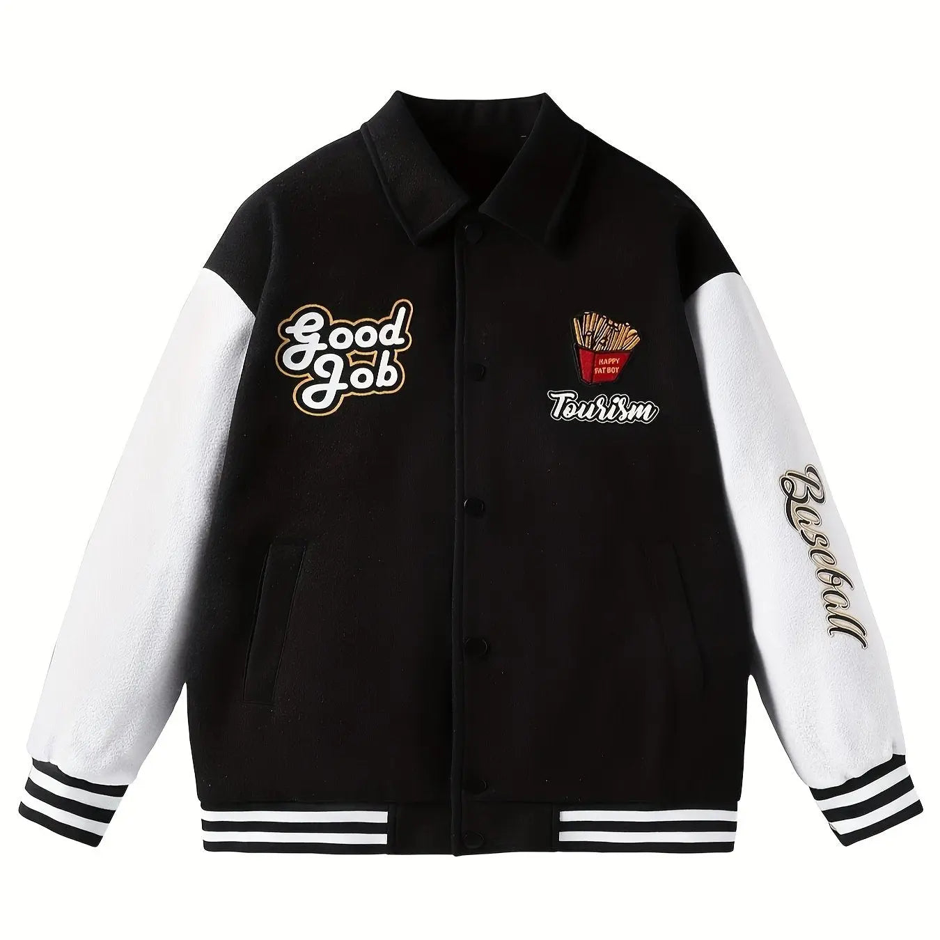 Pluto Chill Guy Varsity Baseball Jacket Pluto Clo uk | Official Website