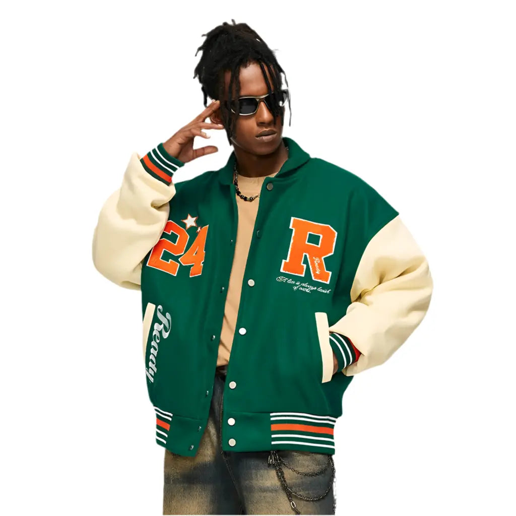 Pluto Relay Varsity Jacket Pluto Clo uk | Official Website