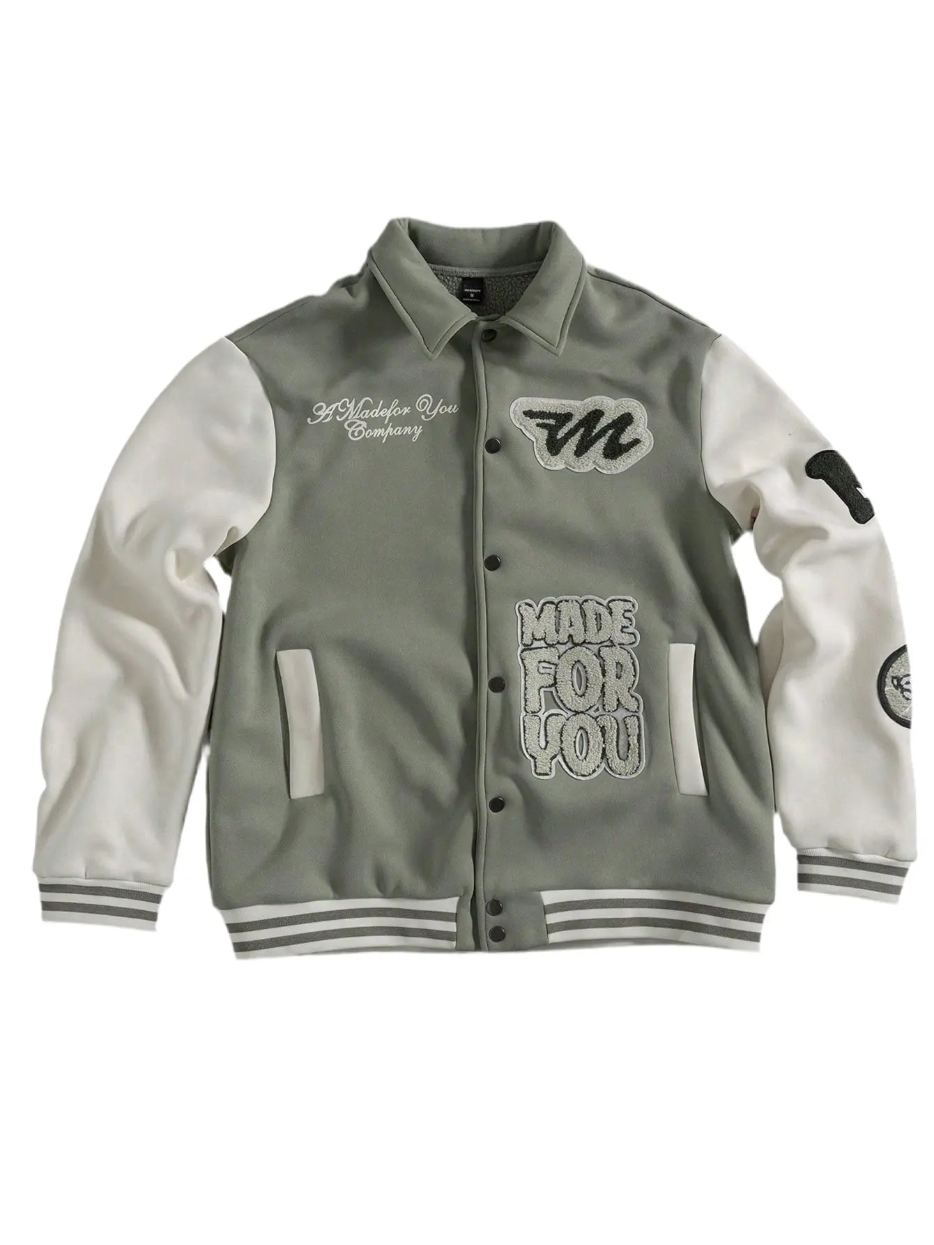 Pluto Embrace Made For You Mens Varsity Jacket Manfinity