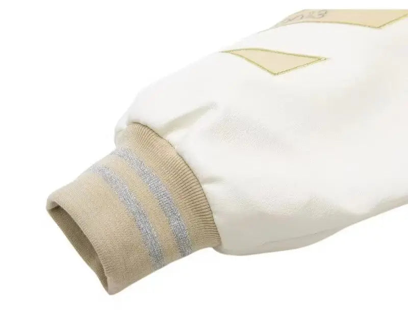 Pluto Ac Milan Varsity Jacket Beige Pluto Clo uk | Official Website