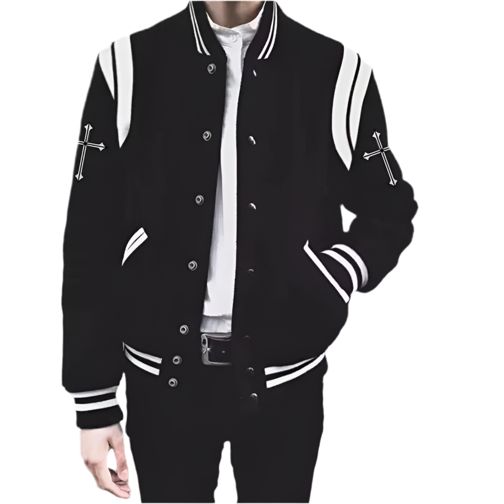 Pluto Crucifix black Christian Jacket Pluto Clo uk | Official Website