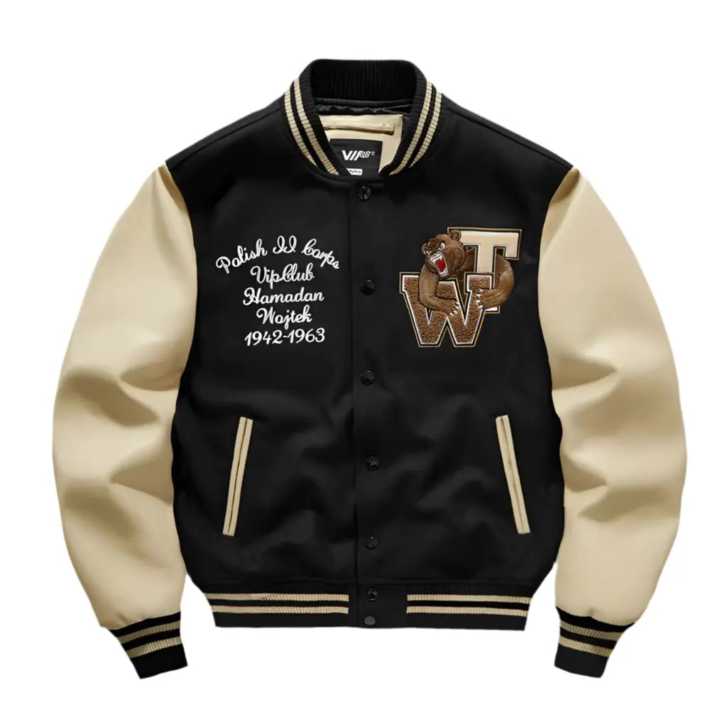 Pluto Grizzly whites Bomber Jacket Pluto Clo uk | Official Website