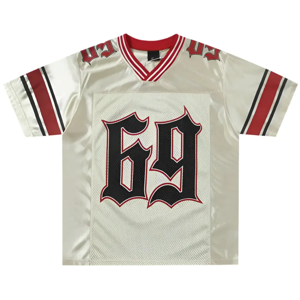 Pluto 69 Golden Bully Streetwear Jersey – Red/Gold Pluto Clo uk | Official Website