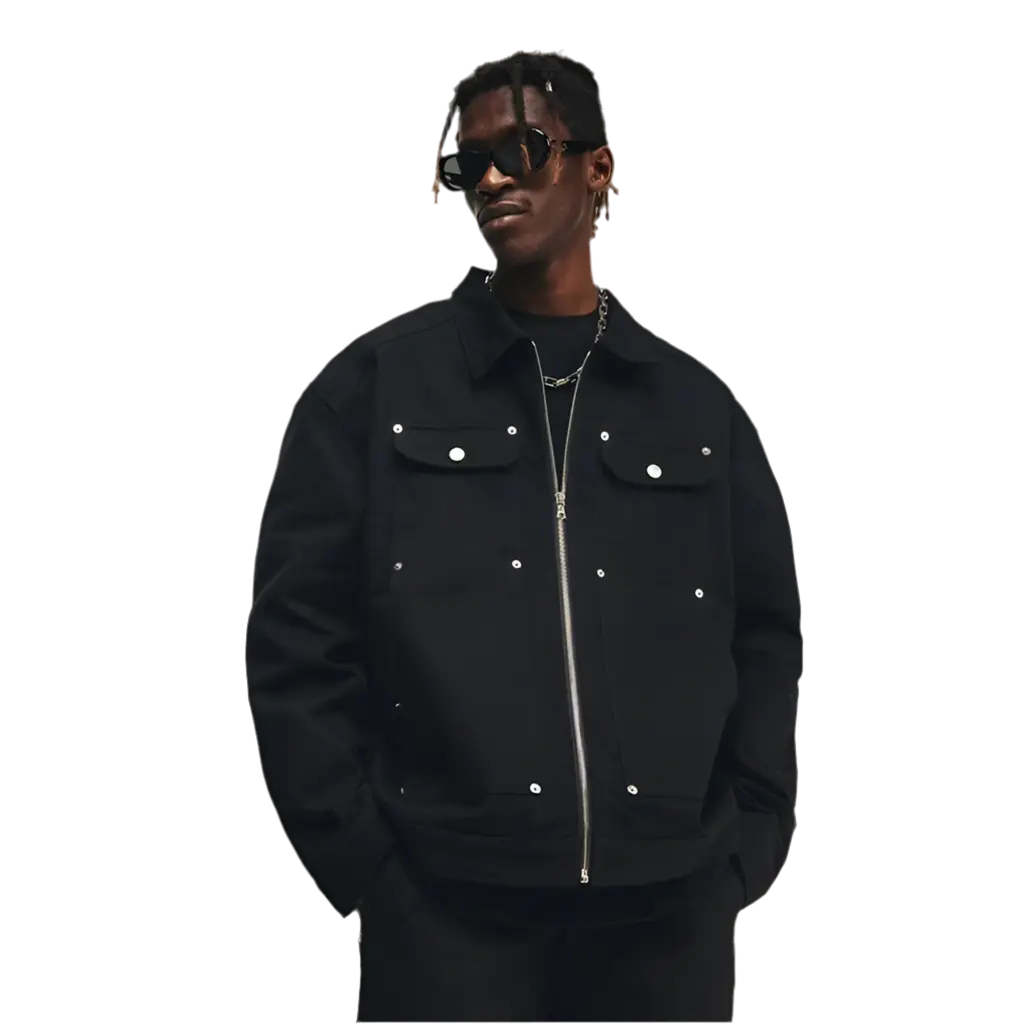 Pluto Rebel Style High Street Metal Stud Denim Jacket Pluto Clo uk | Official Website
