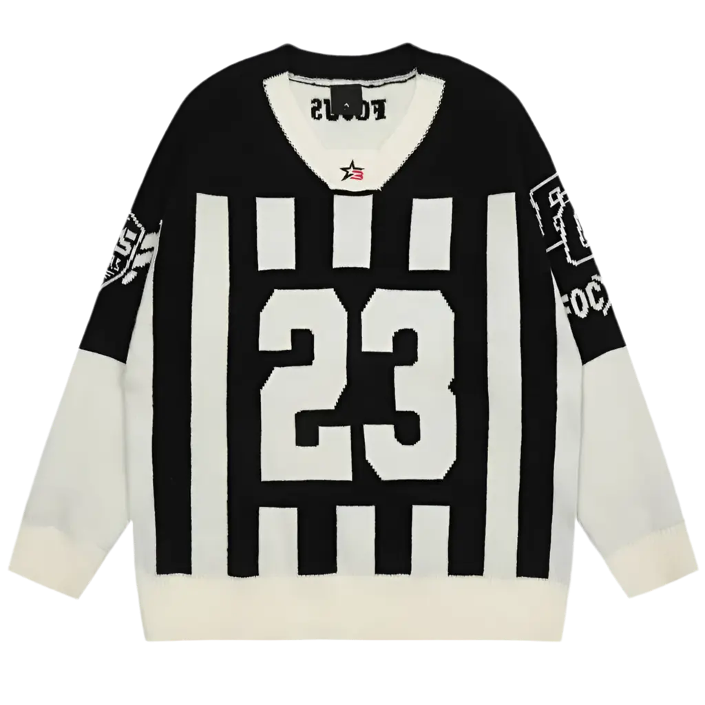 Pluto Beige Referee Sweater Pluto Clo uk | Official Website