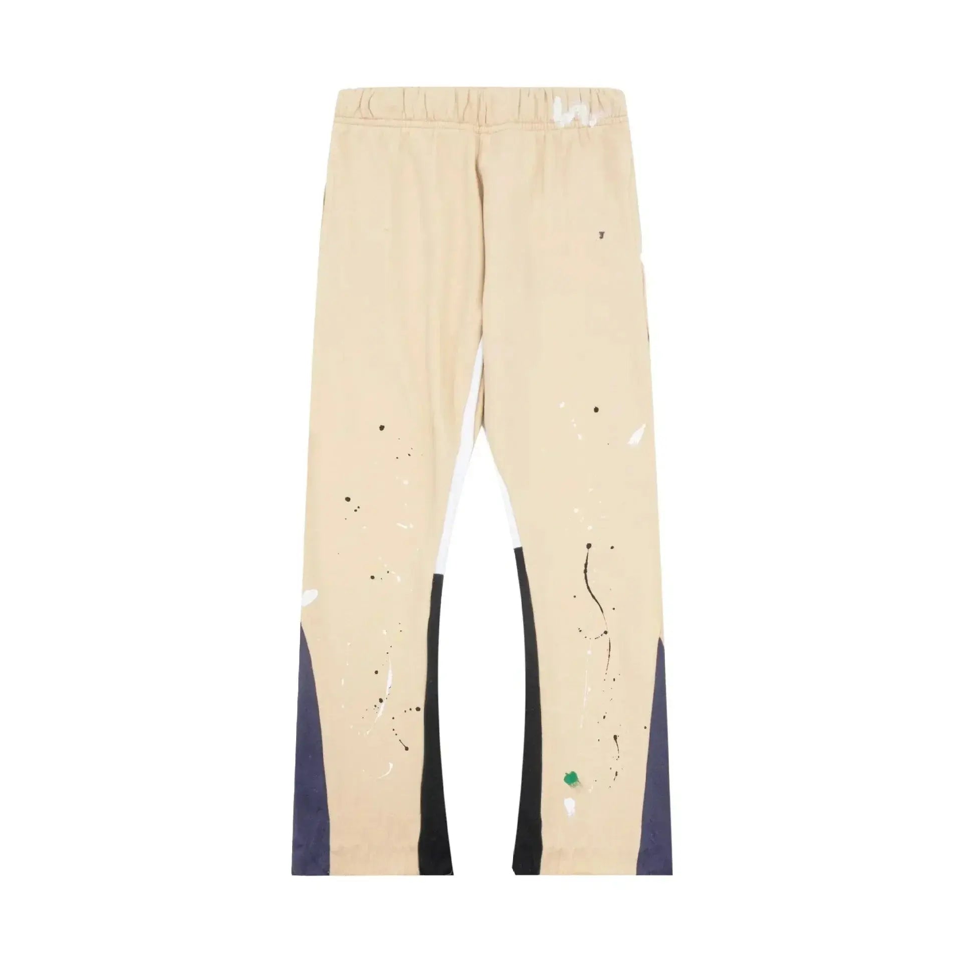 Pluto Retro Tie Dye Graffiti panel Flared Joggers Pluto Clo uk | Official Website
