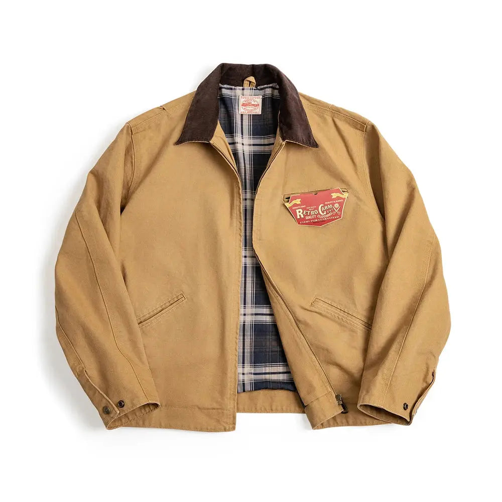 Pluto Maden Retro Canvas Detroit Hunting Jacket Pluto Clo uk | Official Website