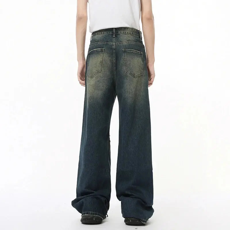 Pluto High Street Holes Blue Denim Pluto Clo uk | Official Website