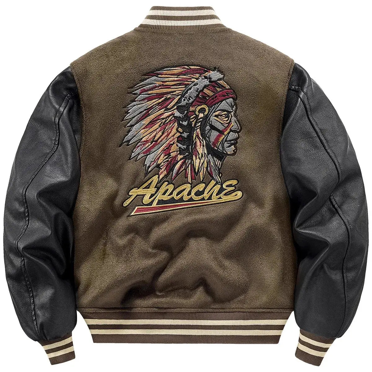 Pluto Bronws Retro Varsity Jacket Collar Cotton Jacket Pluto Clo uk | Official Website