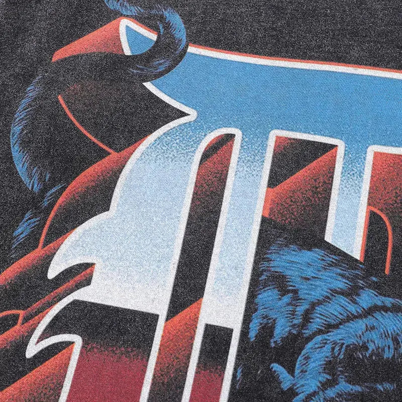 Pluto Panther Patrol Over sized T-Shirt Pluto Clo uk | Official Website