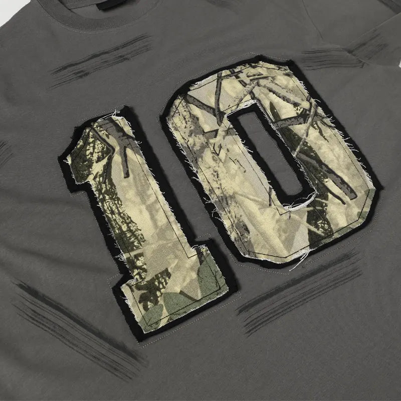 Pluto Woodland Spirit Camo No. 10 Sports Streetwear T-Shirt Pluto Clo uk | Official Website