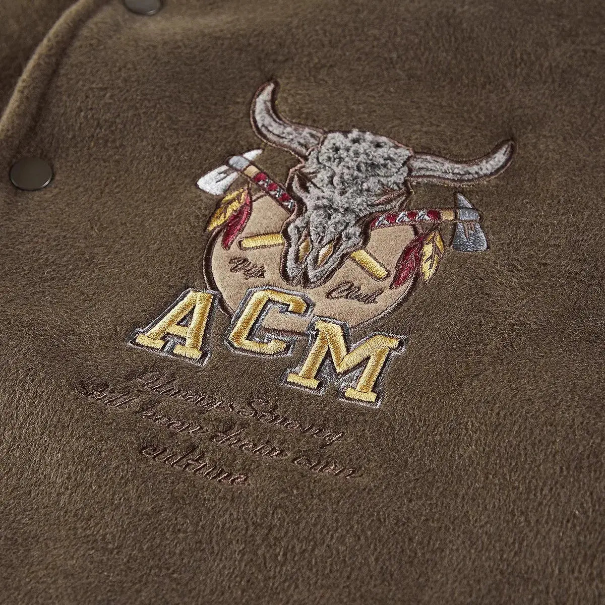 Pluto Bronws Retro Varsity Jacket Collar Cotton Jacket Pluto Clo uk | Official Website