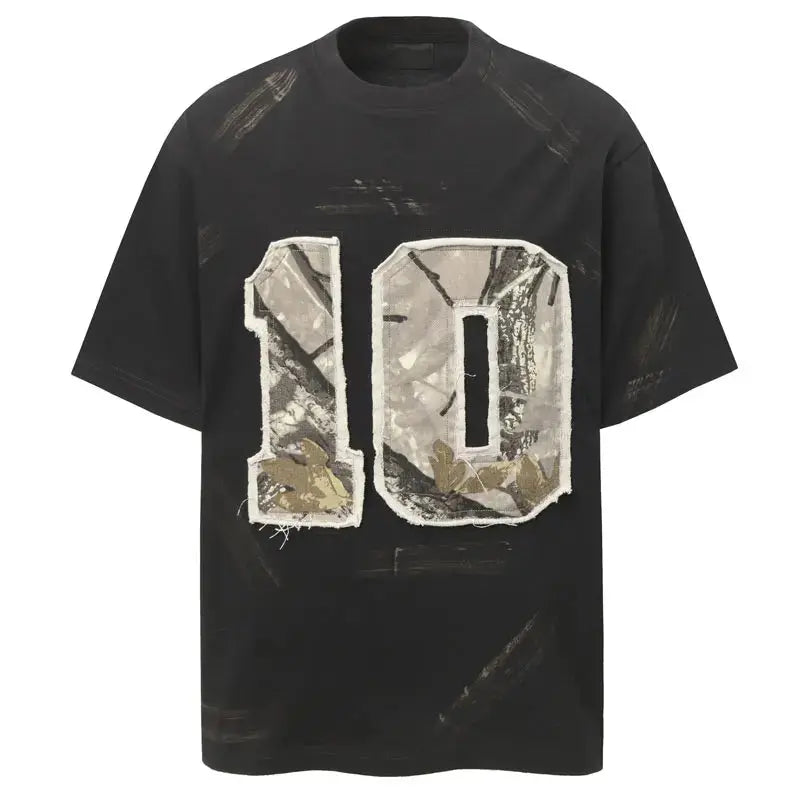 Pluto Woodland Spirit Camo No. 10 Sports Streetwear T-Shirt Pluto Clo uk | Official Website
