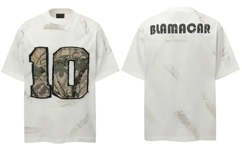 Pluto Woodland Spirit Camo No. 10 Sports Streetwear T-Shirt Pluto Clo uk | Official Website