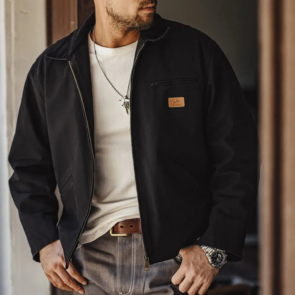 Pluto Maden Retro Canvas Detroit Hunting Jacket Pluto Clo uk | Official Website