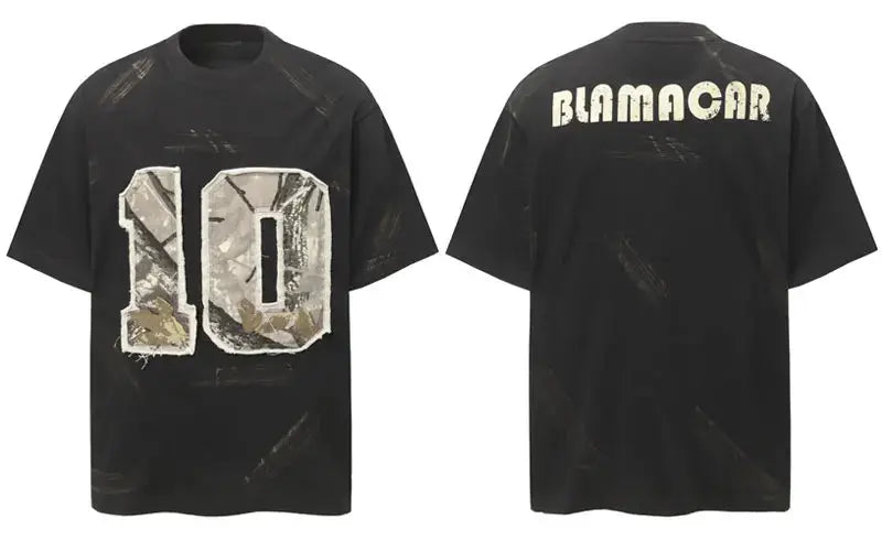 Pluto Woodland Spirit Camo No. 10 Sports Streetwear T-Shirt Pluto Clo uk | Official Website