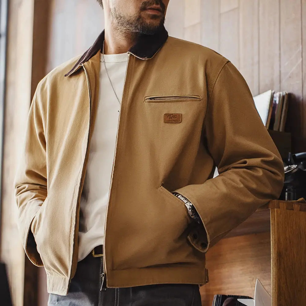 Pluto Maden Retro Canvas Detroit Hunting Jacket Pluto Clo uk | Official Website
