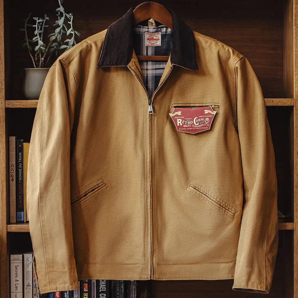 Pluto Maden Retro Canvas Detroit Hunting Jacket Pluto Clo uk | Official Website
