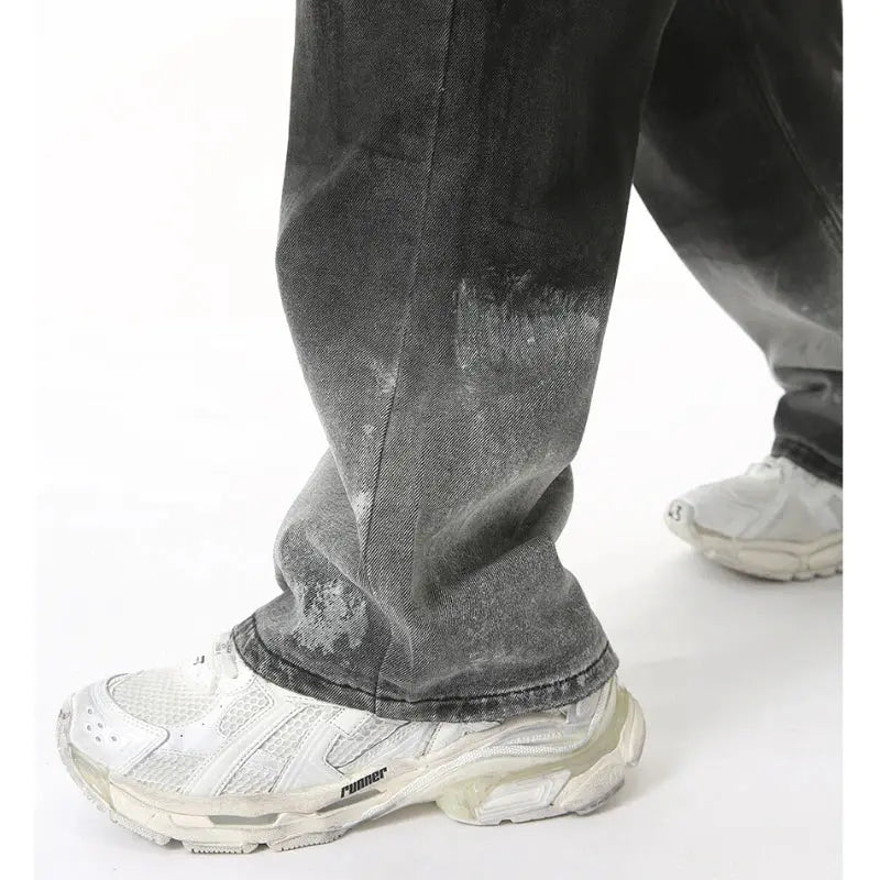 Pluto High street coal exchange 2Tone straight leg jeans Pluto Clo uk | Official Website