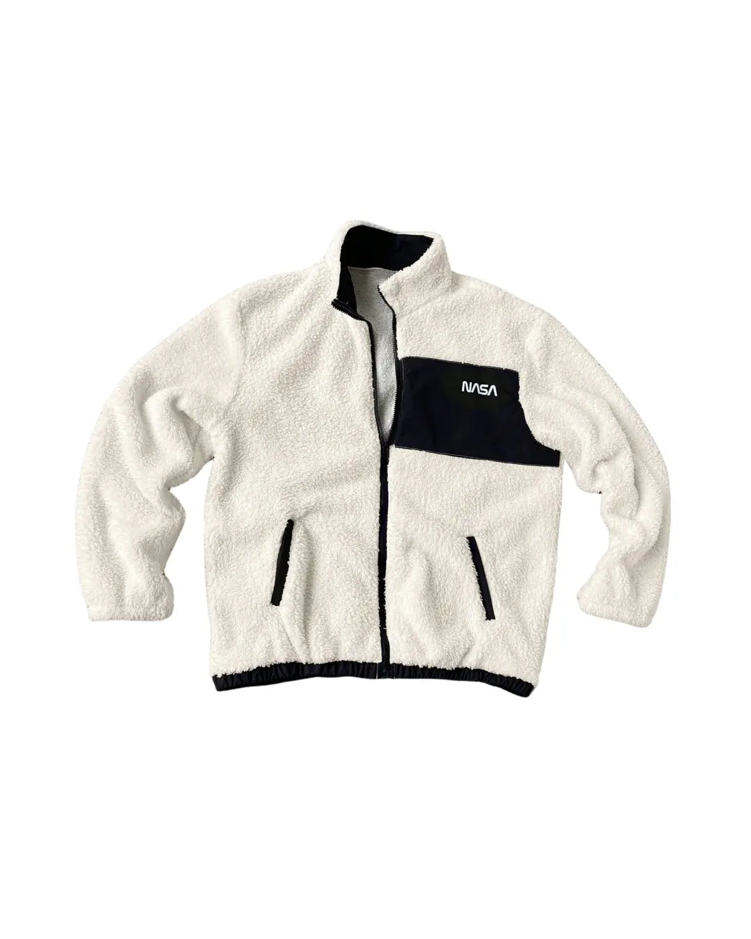 Pluto NASA Cadet Zip up Flece Mens Beige Jack Manfinity