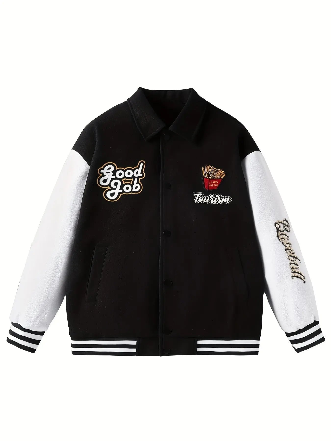 Pluto Chill Guy Varsity Baseball Jacket Pluto Clo uk | Official Website