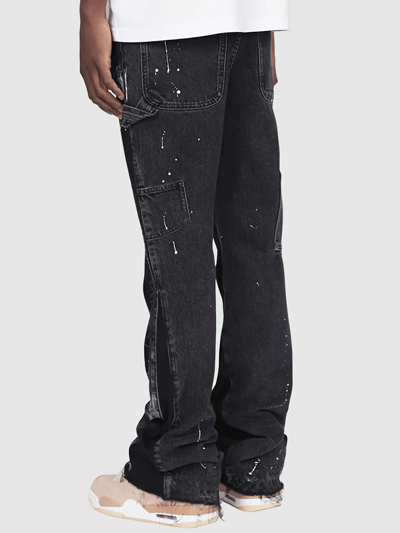 Pluto Obsidian Carpenter flared Jeans Pluto Clo uk | Official Website
