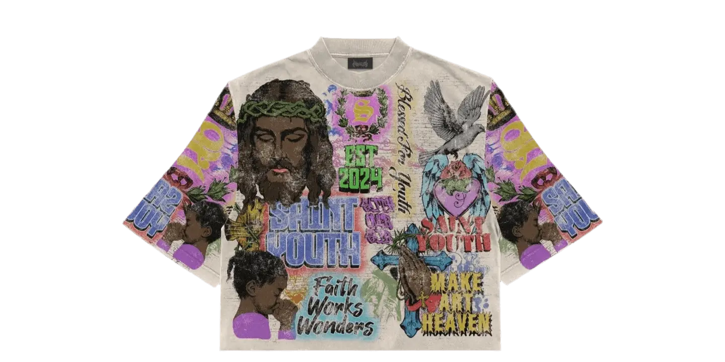 Pluto Christ is King Oversized Respect Tee Pluto Clo uk | Official Website