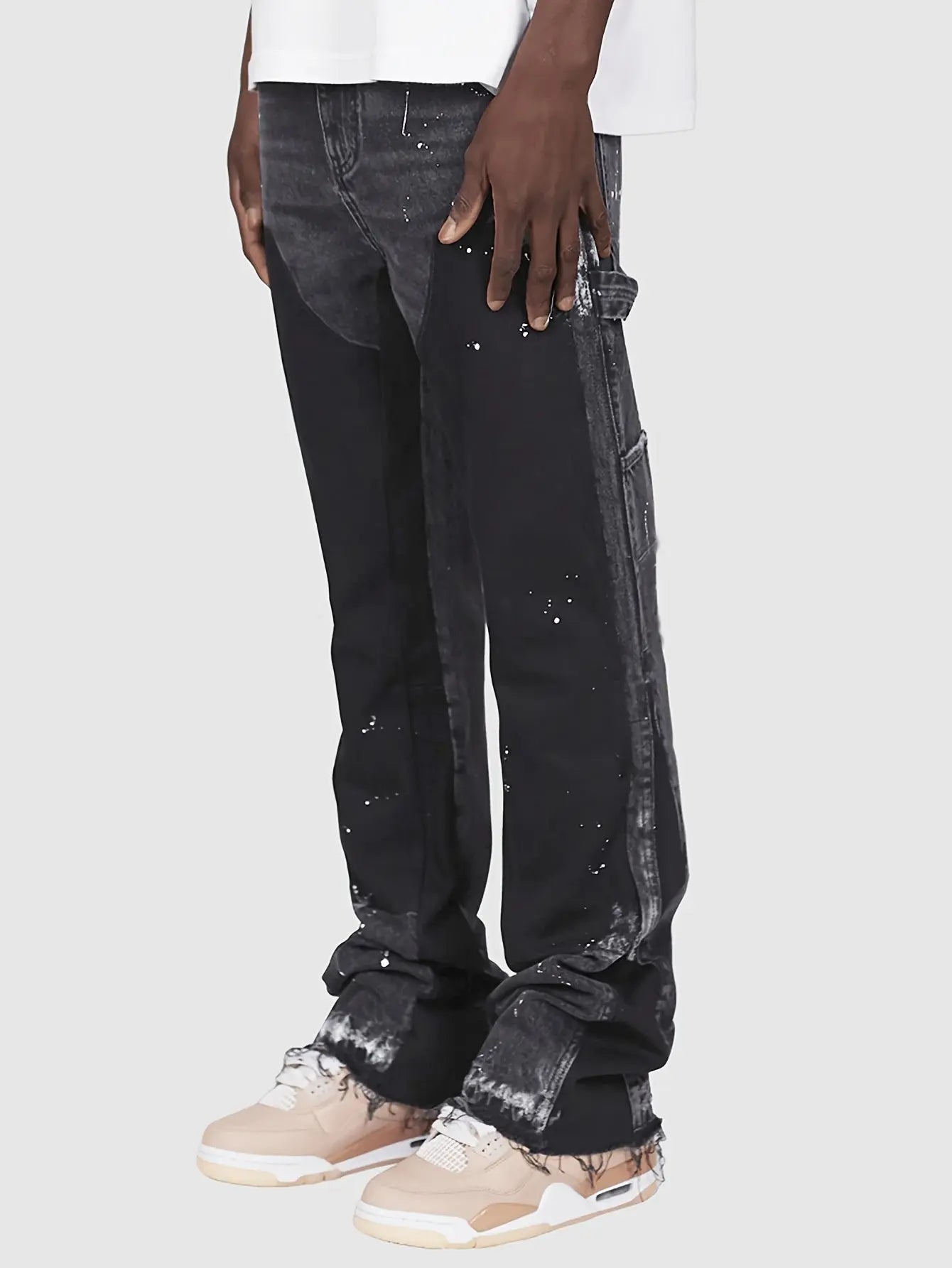 Pluto Obsidian Carpenter flared Jeans Pluto Clo uk | Official Website