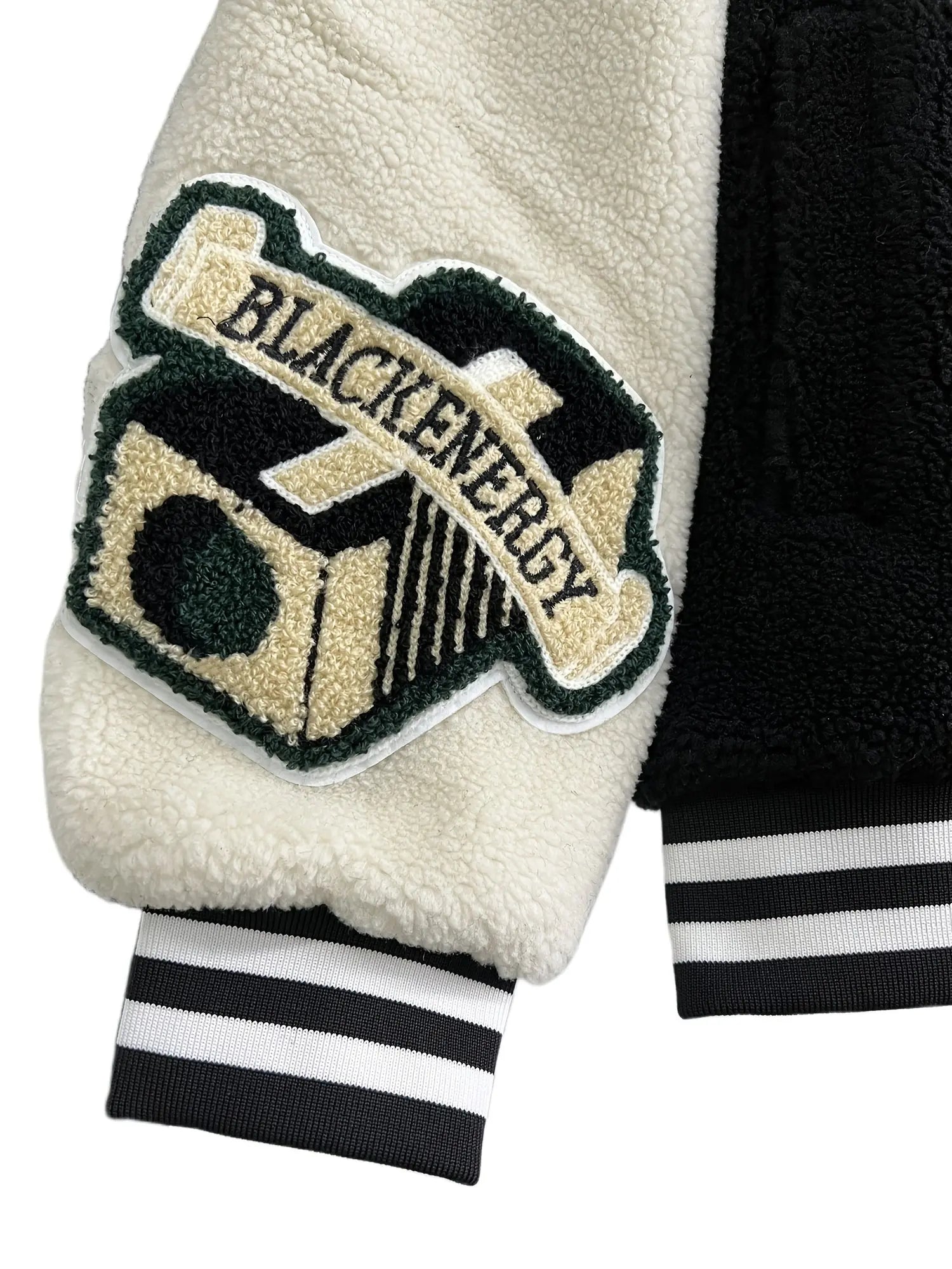 Pluto Polar Fleece Hybrid Varsity Jacket Pluto Clo uk | Official Website