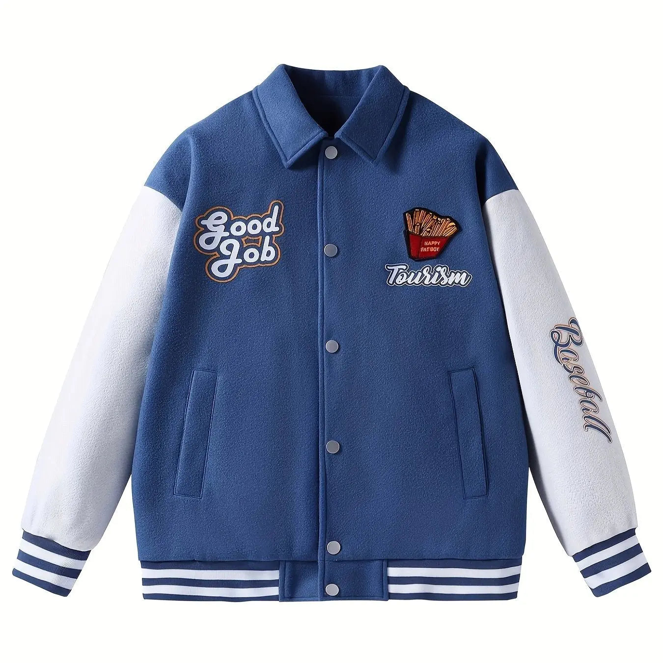 Pluto Chill Guy Varsity Baseball Jacket Pluto Clo uk | Official Website