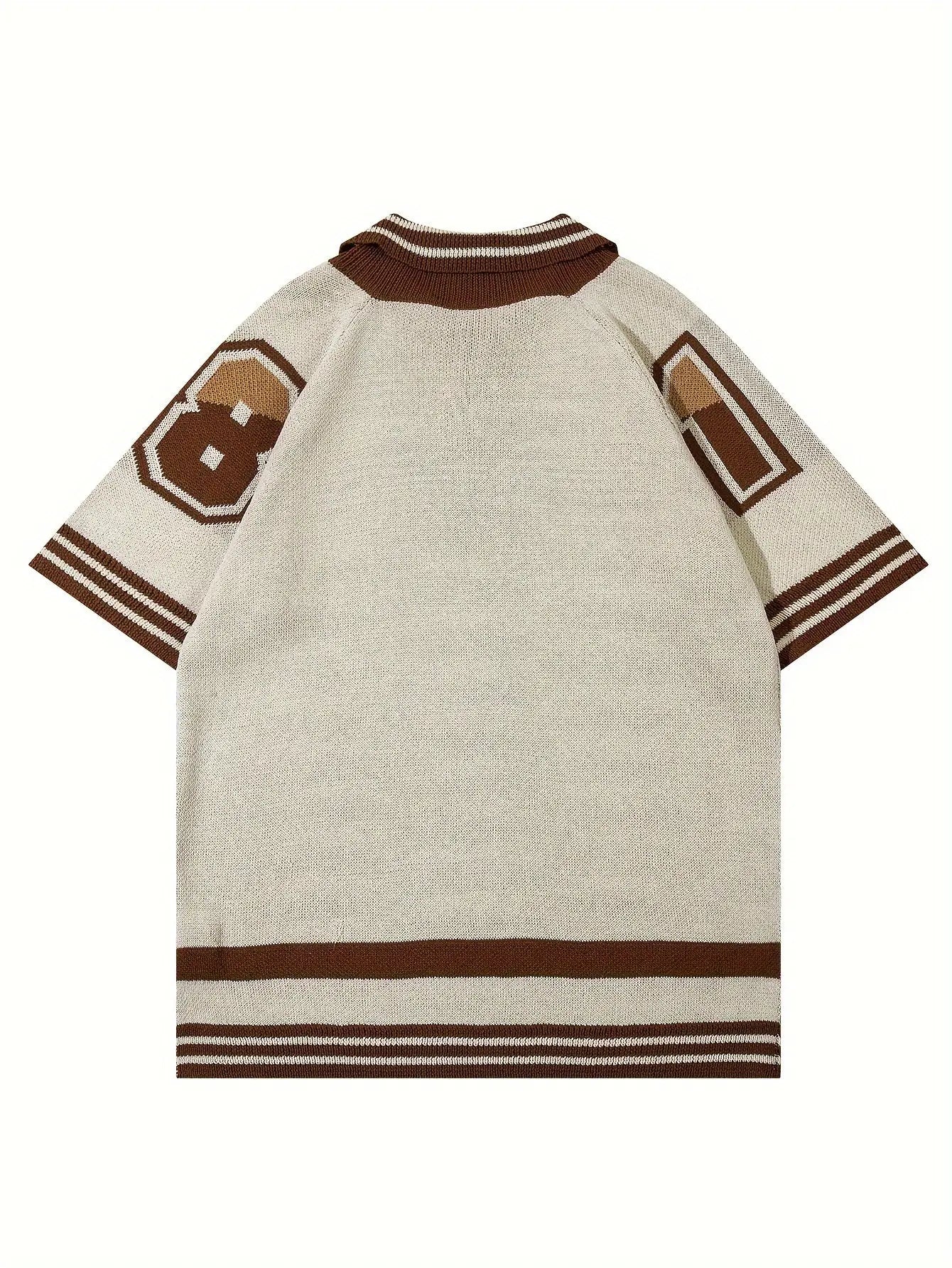 Pluto Hybrid Michone Collared Knit Sweater Pluto Clo uk | Official Website