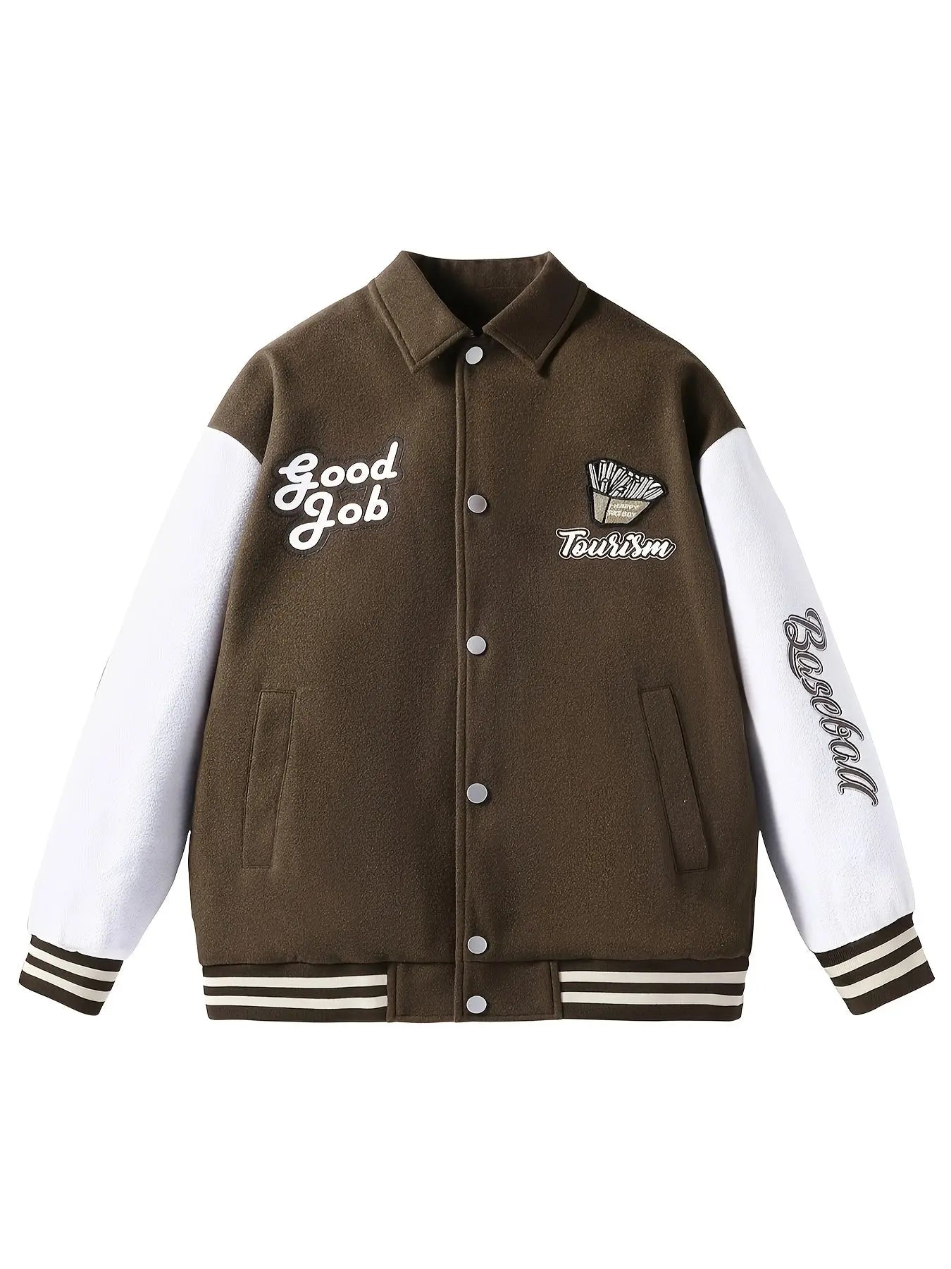 Pluto Chill Guy Varsity Baseball Jacket Pluto Clo uk | Official Website