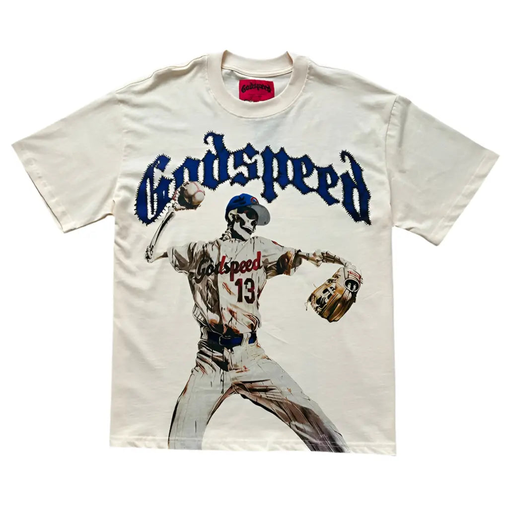 Pluto Godspeed Pitcher Graphic T-Shirt Pluto Clo uk | Official Website