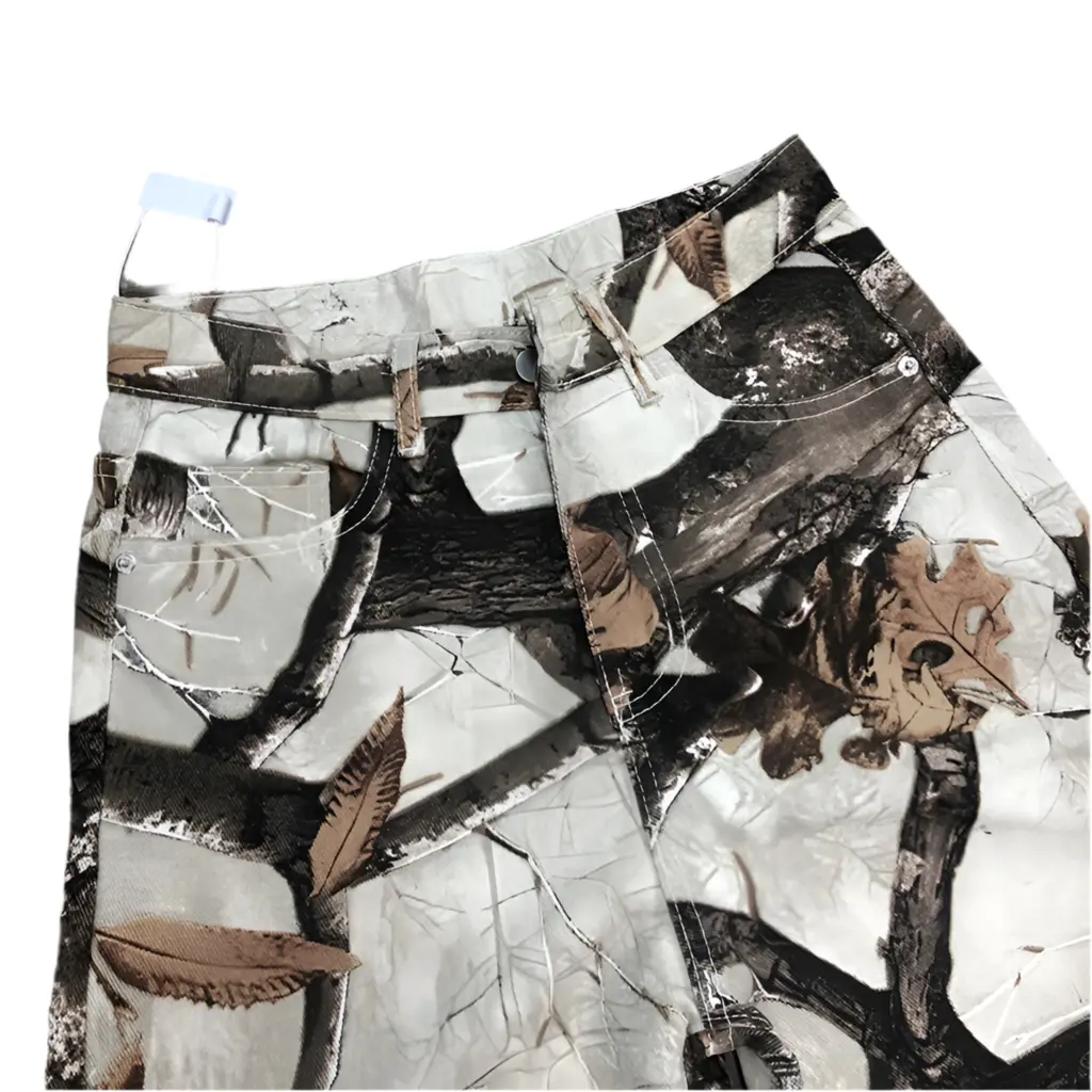 Pluto Autumn light camo patterned Men Cargo Pants Pluto Clo uk | Official Website