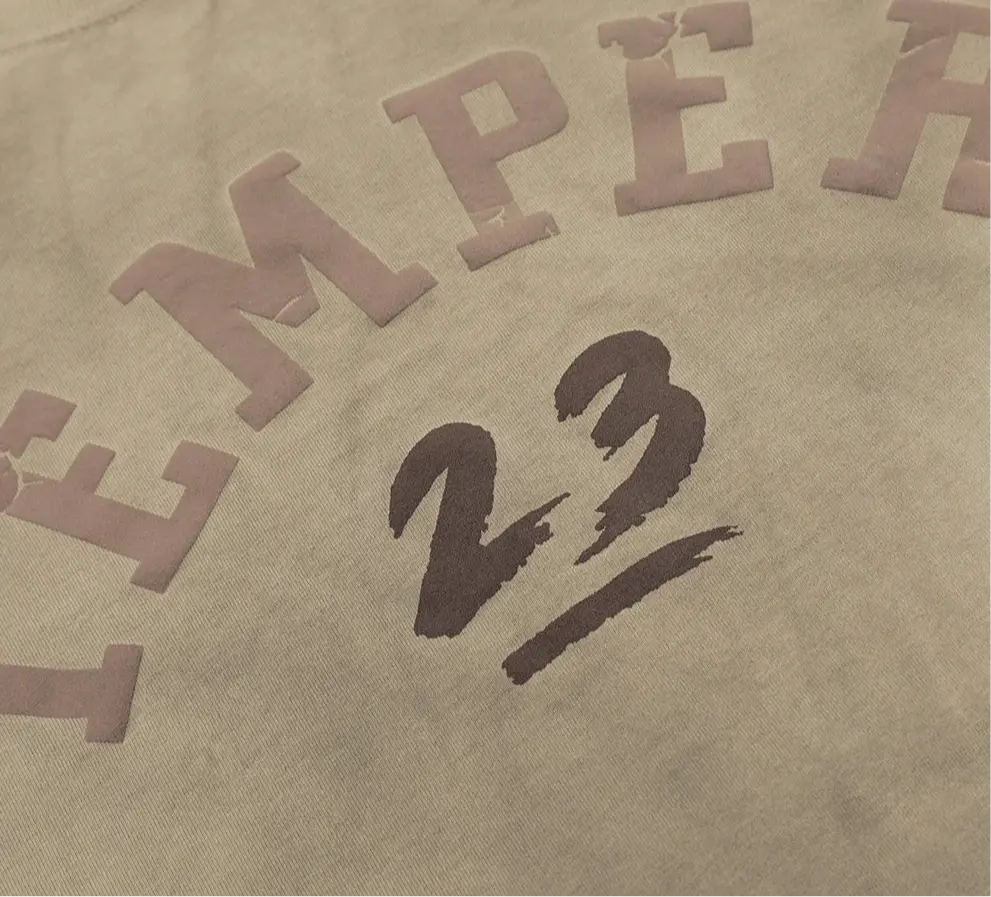 Pluto Test my Temper Distressed Short Sleeve T-shirt Mens Letter Print Retro Streetwear T-Shirt Pluto Clo uk | Official Website