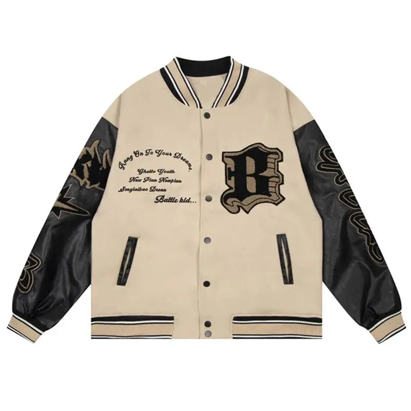 Pluto Flame Aura Varsity Jacket Pluto Clo uk | Official Website