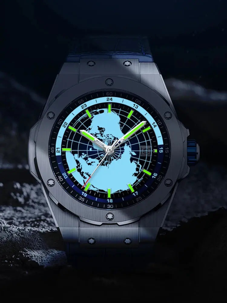 Pluto Welly Merc Auto watch with Lumo Display Pluto Clo uk | Official Website