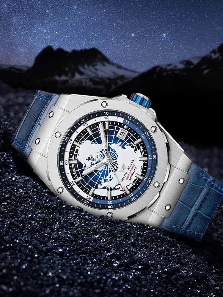 Pluto Welly Merc Auto watch with Lumo Display Pluto Clo uk | Official Website