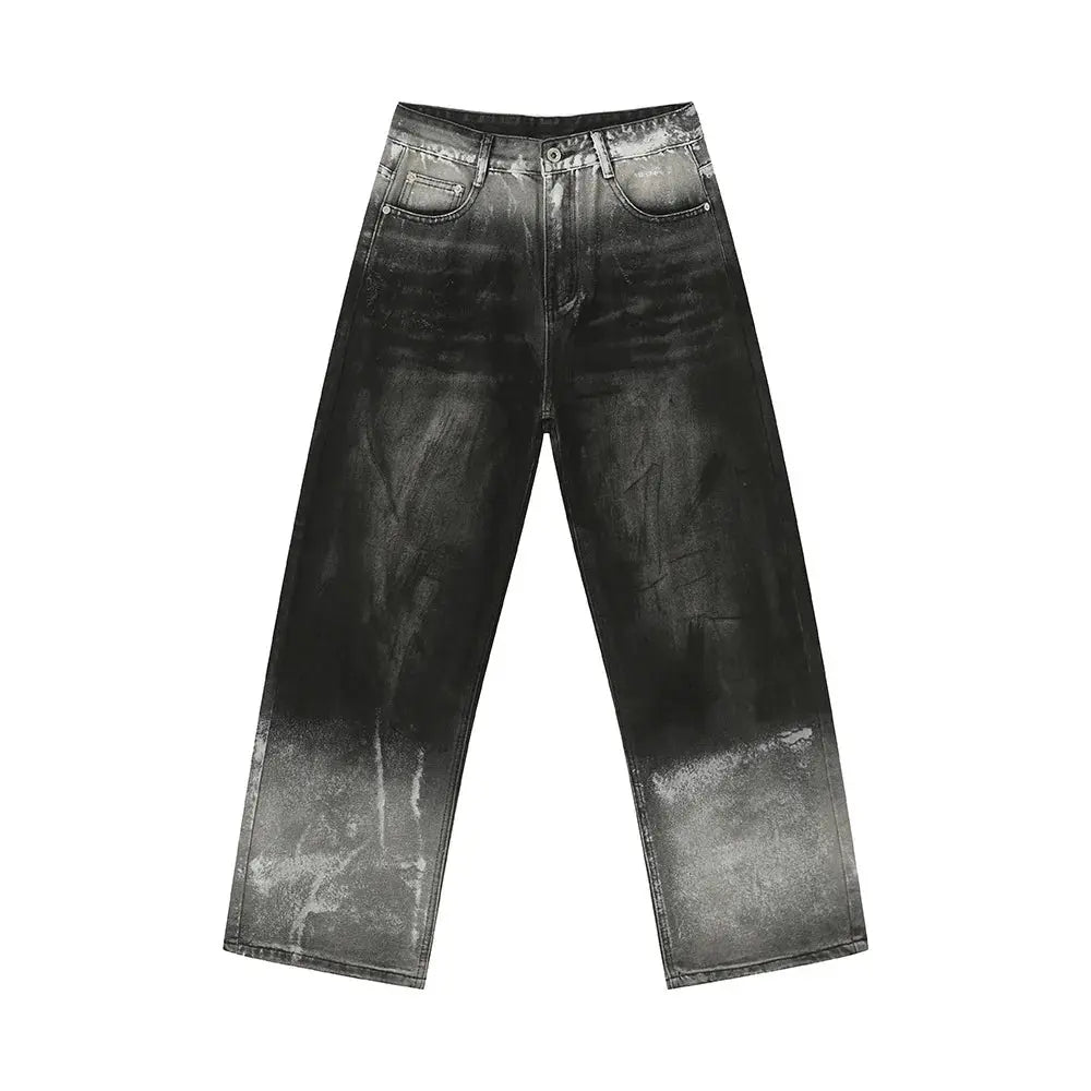 Pluto High street coal exchange 2Tone straight leg jeans Pluto Clo uk | Official Website