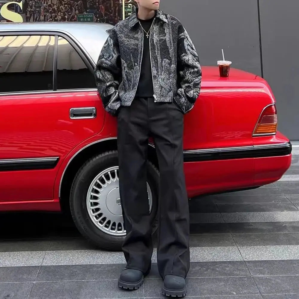 Plutio Christ Hail Textured Grpahic Men’s Jacket abstract Pluto Clo uk | Official Website