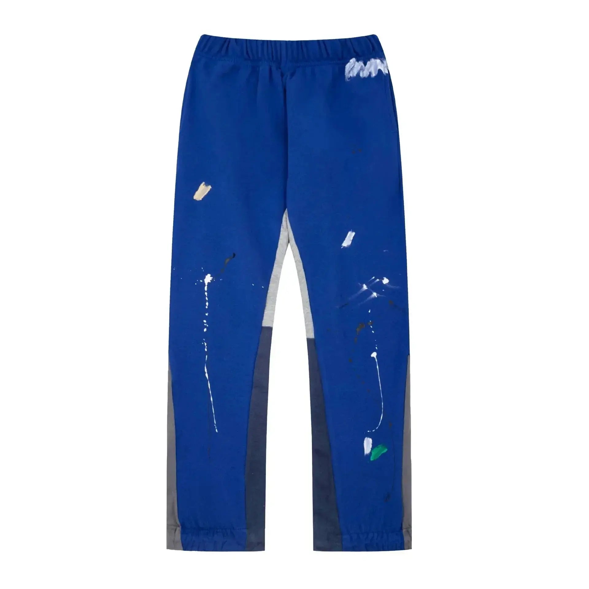 Pluto Retro Tie Dye Graffiti panel Flared Joggers Pluto Clo uk | Official Website