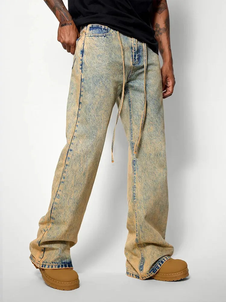 Pluto Sandy Junkyard Flare Jeans Pluto Clo uk | Official Website