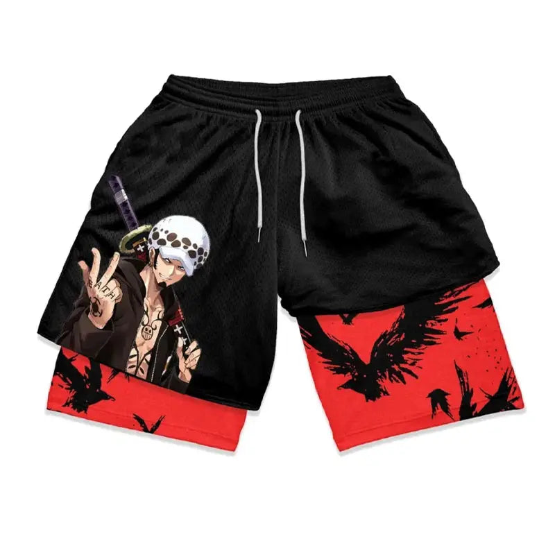 Pluto One Peice Sports Shorts Anime inspired clothing Pluto Clo uk | Official Website