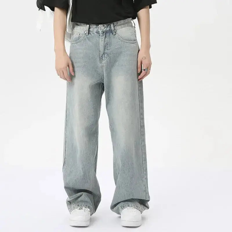 Pluto Light Blue Straight Jeans Pluto Clo uk | Official Website