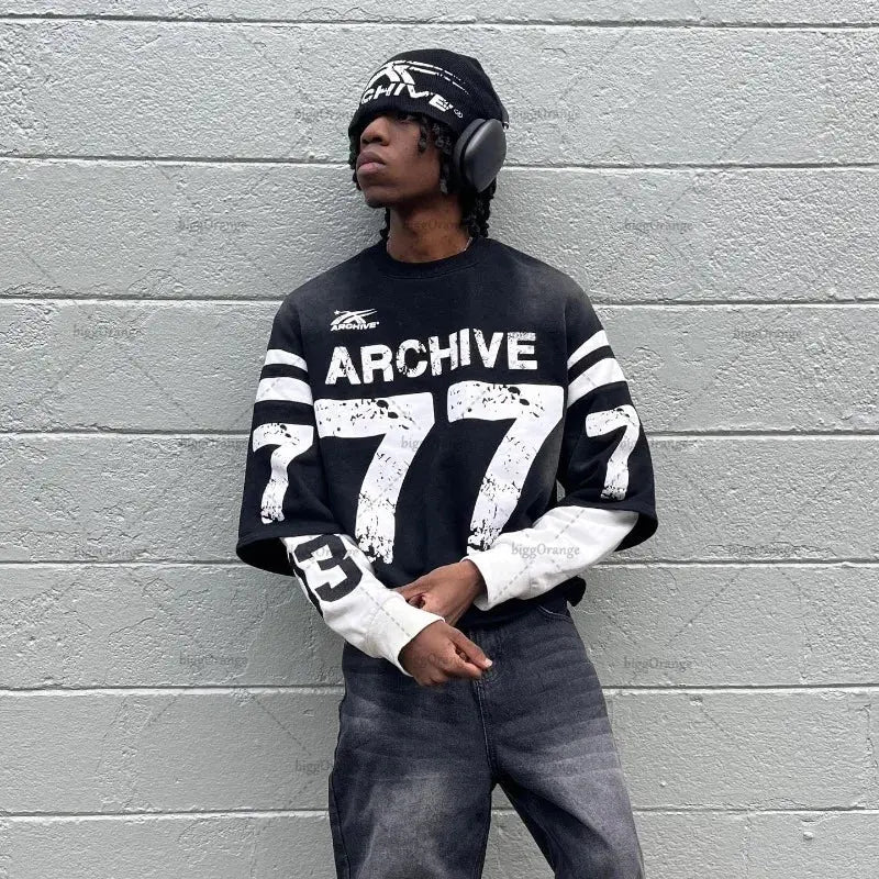 Pluto Archive 77 Oversized Tee-Sweater Pluto Clo uk | Official Website