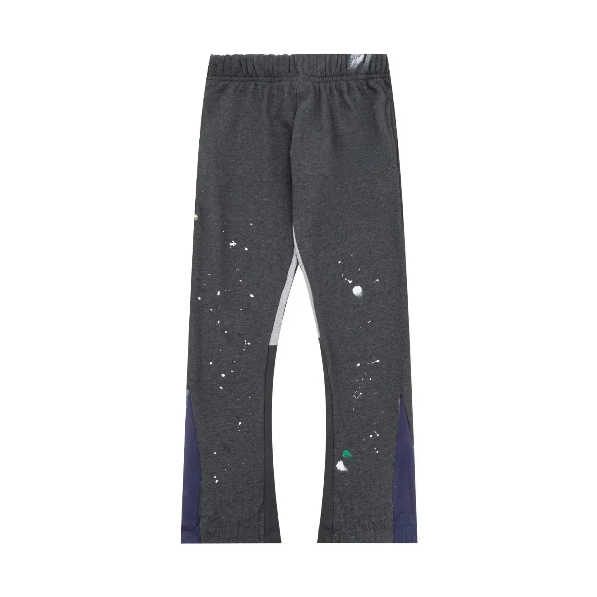Pluto Retro Tie Dye Graffiti panel Flared Joggers Pluto Clo uk | Official Website